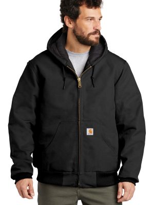 Carhartt ® Quilted-Flannel-Lined Duck Active Jacket